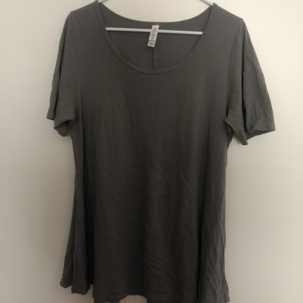 Light Gray Lularoe Perfect T - Medium
